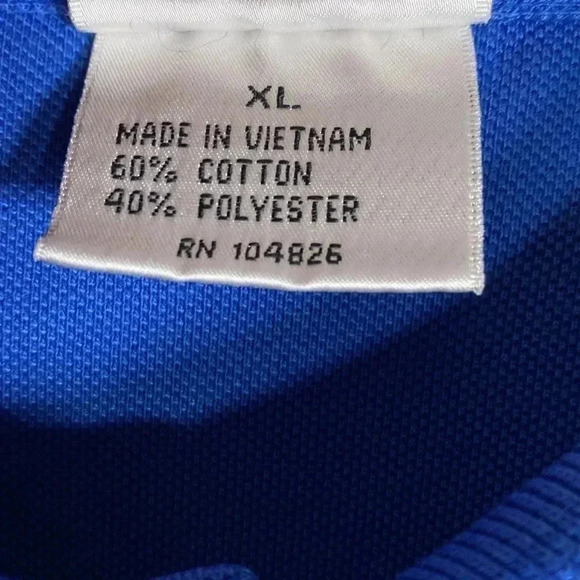 Vintage Awana Official Uniform Men’s Classic Polo Blue XL Teddy Bear Embroidery - Picture 6 of 8